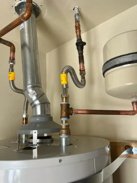 Water heater installation and plumbing repair in Angleton